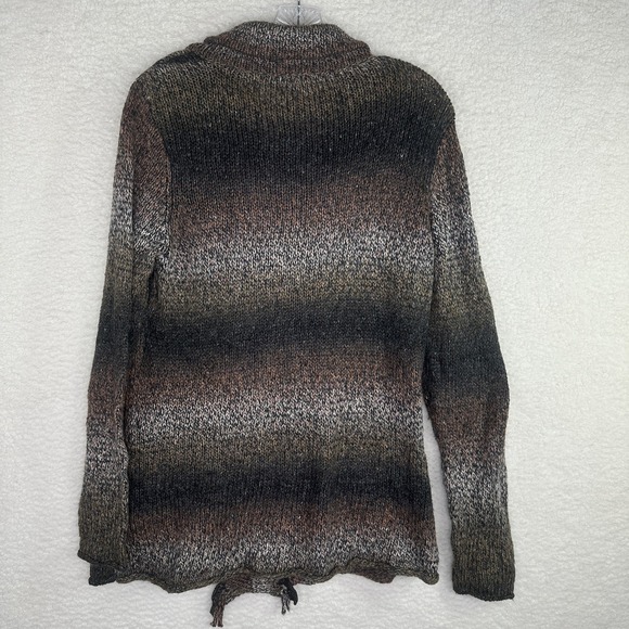 Cabi‎ Sweater Womens Medium Ombre Button Front Fringe Pockets 903 Cardigan - Picture 8 of 12